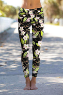 Black Muse Lucy Printed Performance Leggings - Women-Black Muse-XS-Black-JadeMoghul Inc.