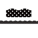 BLACK POLKA DOTS SCALLOPED BORDERS-Learning Materials-JadeMoghul Inc.