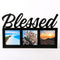 Blessed metal frame - 3 openings - black-Personalized Gifts By Type-JadeMoghul Inc.
