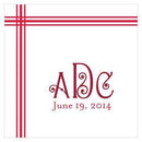 Blissful Picnic Square Tag Vintage Pink (Pack of 1)-Wedding Favor Stationery-Red-JadeMoghul Inc.