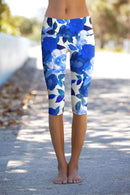 Blue Blood Ellie Performance Capri Leggings - Women-Blue Blood-XS-Blue/White-JadeMoghul Inc.