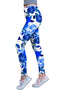 Blue Blood Lucy Floral Printed Performance Leggings - Women-Blue Blood-XS-Blue/White-JadeMoghul Inc.