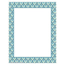 BLUE HARMONY PEACOCK COMPUTER PAPER-Learning Materials-JadeMoghul Inc.
