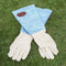 Christmas Presents Blue Leather Gardening Gloves