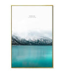 Blue Ocean Snow Mountain Canvas Painting Seascape Wall Art Posters and Prints Nordic Decoration Wall Pictures for Living Room-13x18cm no frame 4-1 piece-JadeMoghul Inc.