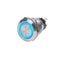 Blue Sea 4161 SS Push Button Switch - Off-(On) - Blue - 10A [4161]-Switches & Accessories-JadeMoghul Inc.