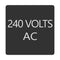 Blue Sea 6520-0008 Square Format 240 Volts AC Label [6520-0008]-Switches & Accessories-JadeMoghul Inc.