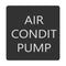 Blue Sea 6520-0030 Square Format Air Conditioner Pump Label [6520-0030]-Switches & Accessories-JadeMoghul Inc.
