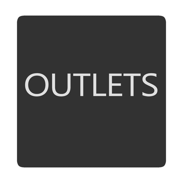 Blue Sea 6520-0333 Square Format Outlets Label [6520-0333]-Switches & Accessories-JadeMoghul Inc.