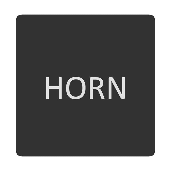 Blue Sea 6520-270 Square Format Horn Label [6520-0270]-Switches & Accessories-JadeMoghul Inc.