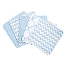 Blue Sky 5 Pack Wash Cloth Set-SKY BLUE-JadeMoghul Inc.