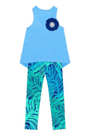 Blue Tropical Dream Donna Set - Girls-Tropical Dream-4-Navy/Blue/Green-JadeMoghul Inc.