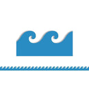 BLUE WAVES MIGHTY BRIGHTS BORDER-Arts & Crafts-JadeMoghul Inc.