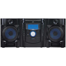Bluetooth(R) CD Radio Micro System with Blue LED Display-CD Players & Boomboxes-JadeMoghul Inc.