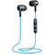 Bluetooth(R) Isolation Earbuds with Microphone & Remote (Blue)-Headphones & Headsets-JadeMoghul Inc.