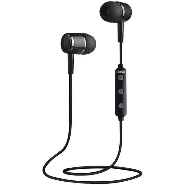 Bluetooth(R) Isolation Earbuds with Microphone & Remote (Gray)-Headphones & Headsets-JadeMoghul Inc.
