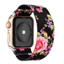 Bohemia Elastic Nylon Loop Strap for Apple Watch Band 6 38mm 40mm 42mm 44mm Iwatch Series 6 5 4 3 2 Watch Replacement Strap JadeMoghul Inc.