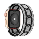 Bohemia Elastic Nylon Loop Strap for Apple Watch Band 6 38mm 40mm 42mm 44mm Iwatch Series 6 5 4 3 2 Watch Replacement Strap JadeMoghul Inc.