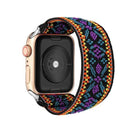 Bohemia Elastic Nylon Loop Strap for Apple Watch Band 6 38mm 40mm 42mm 44mm Iwatch Series 6 5 4 3 2 Watch Replacement Strap JadeMoghul Inc.