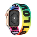Bohemia Elastic Nylon Loop Strap for Apple Watch Band 6 38mm 40mm 42mm 44mm Iwatch Series 6 5 4 3 2 Watch Replacement Strap JadeMoghul Inc.