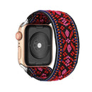 Bohemia Elastic Nylon Loop Strap for Apple Watch Band 6 38mm 40mm 42mm 44mm Iwatch Series 6 5 4 3 2 Watch Replacement Strap JadeMoghul Inc.