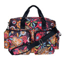 Bohemian Floral Deluxe Duffle Diaper Bag-FLORAL-JadeMoghul Inc.