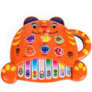 BOHS Tiger Piano Keyboard 0-3 years old Music Animal Sound , English Version, Learning Machine Children Educational Toys-Blue-JadeMoghul Inc.