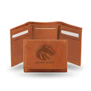 Designer Wallets Boise State Embossed Leather Trifold