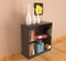 Bookshelves Bookshelf - 31.5" Espresso and Wenge Melamine and Engineered Wood Bookcase HomeRoots