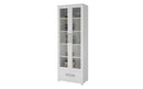 Bookshelves Corner Bookshelf - White Bookcase with 5 Shelves HomeRoots
