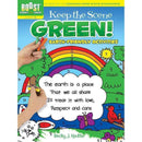 BOOST KEEP THE SCENE GREEN COLORING-Learning Materials-JadeMoghul Inc.