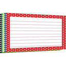 BORDER INDEX CARDS 4X6 POLKA DOT-Supplies-JadeMoghul Inc.