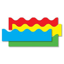 BORDER SET SCALLOPED 4/PK RED-Learning Materials-JadeMoghul Inc.