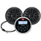 Boss Audio MCKGB350B.6 Combo - Marine Gauge Radio w-Antenna 2 6.5" Speakers - Black [MCKGB350B.6]-Stereos-JadeMoghul Inc.