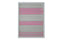 Boxes Large Shadow Box - 11" x 2" x 32" White And Pink, Fabric And Glass - Shadow Box HomeRoots