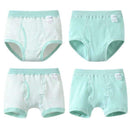 Boys 4 Pcs Soft Organic Cotton Briefs And Boxers Set-Green-3T-JadeMoghul Inc.