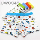 Boys 5 Pcs Cute Car Print Soft Cotton Underwear-UW0045-4T-JadeMoghul Inc.