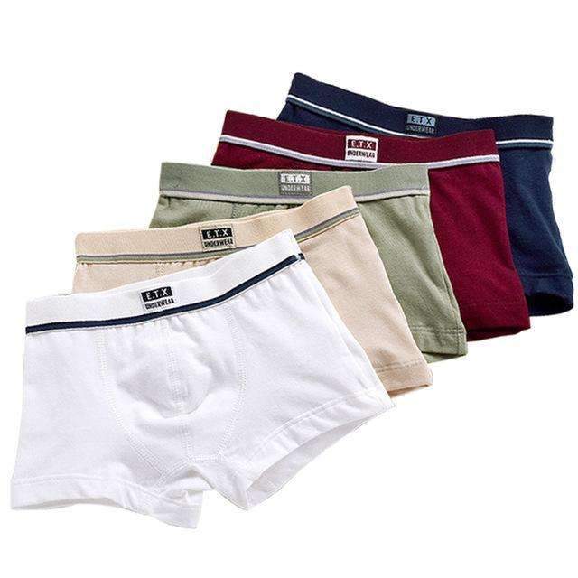 Boys 5 Pcs Soft Organic Cotton Underwear-UW60-10-JadeMoghul Inc.