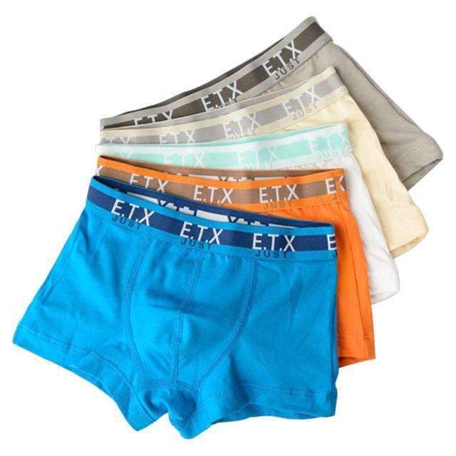 Boys 5 Pcs Soft Organic Cotton Underwear-UW63-10-JadeMoghul Inc.