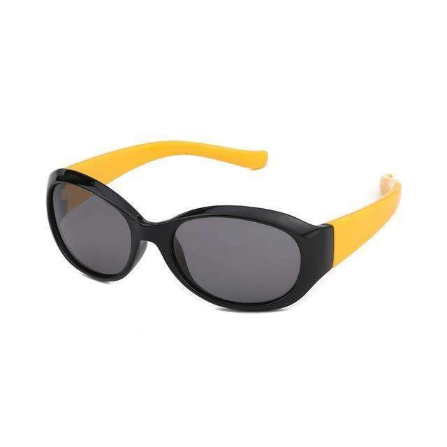 Boys Fashion Polarized Sports Sunglasses With UV 400 Protection-C3 Black Yellow-JadeMoghul Inc.