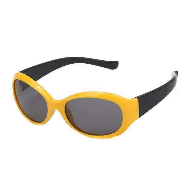 Boys Fashion Polarized Sports Sunglasses With UV 400 Protection-C8 Yellow Black-JadeMoghul Inc.