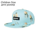 Boys Fruit Pattern Snapback Baseball Cap-Children Sky BoLuo-JadeMoghul Inc.