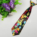 Boys Funky Printed Elastic Silk Tie-14-JadeMoghul Inc.