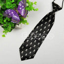 Boys Funky Printed Elastic Silk Tie-3-JadeMoghul Inc.