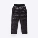 Boys/ Girls Winter Warm Waterproof Snow Pants-Silver-18M-JadeMoghul Inc.