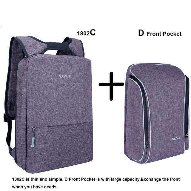 Boys Large Capacity Interchangeable Backpack with Laptop Sleeve-1802C Plus D Pocket-JadeMoghul Inc.