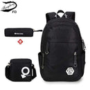Boys Large Capacity Waterproof Multi pocket Backpack Set-C2-JadeMoghul Inc.