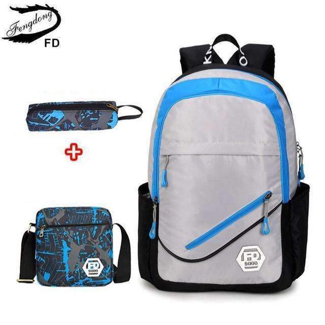 Boys Large Capacity Waterproof Multi pocket Backpack Set-C6-JadeMoghul Inc.