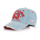Boys New High Quality Distressed Denim Embroidered Baseball Hat-Kid 1-JadeMoghul Inc.