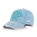 Boys New High Quality Distressed Denim Embroidered Baseball Hat-Kid 2-JadeMoghul Inc.